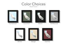 Load image into Gallery viewer, California Photo Map