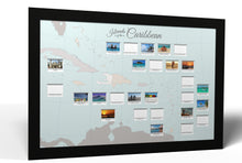 Load image into Gallery viewer, Islands of the Caribbean Photo Map