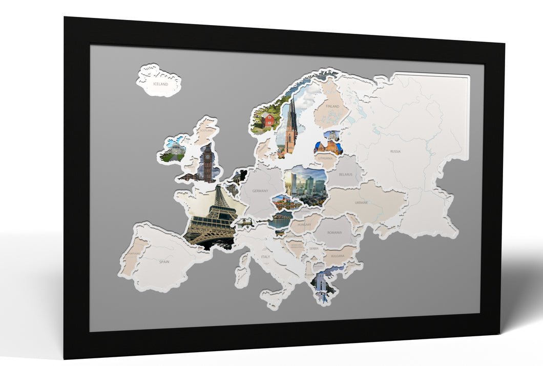 Europe Photo Map