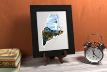 Load image into Gallery viewer, Maine Photo Map