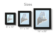 Load image into Gallery viewer, Maine Photo Map