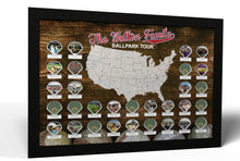 Load image into Gallery viewer, Ballparks Photo Map