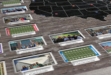Load image into Gallery viewer, Football Stadiums Photo Map