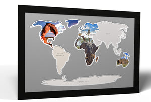 Seven Continents Photo Map