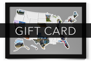 Gift Card - 50 States Photo Map