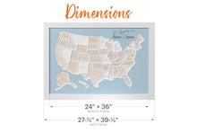 Load image into Gallery viewer, Personalized 50 States Photo Map