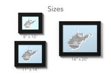 Load image into Gallery viewer, West Virginia Photo Map